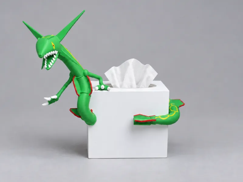 Caixa de Lenços Dragão Rayquaza Pokémon