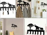 Decorative Elephant Shaped, Safari Keychain Organizer - 003-0