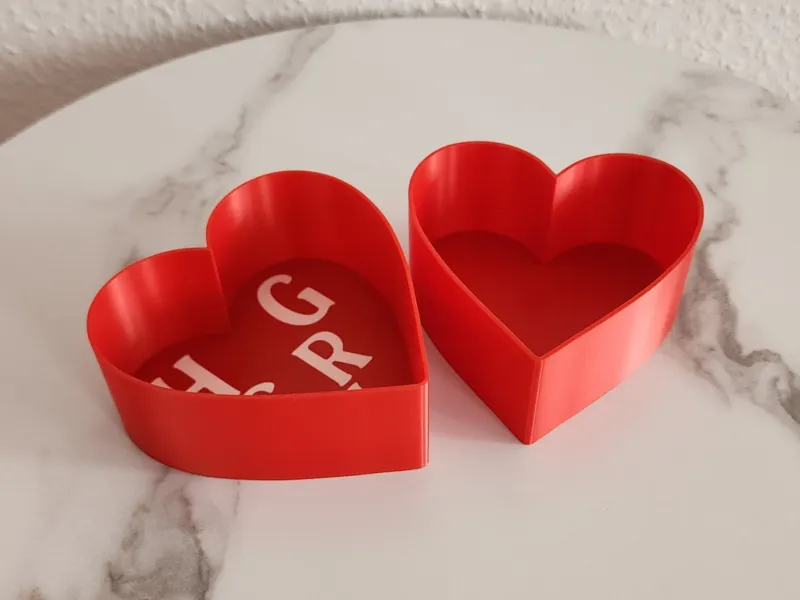 Heart Box – Sliding 2-Piece