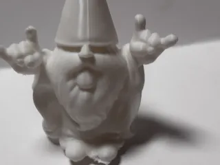 Rock n roll gnome garden decoration