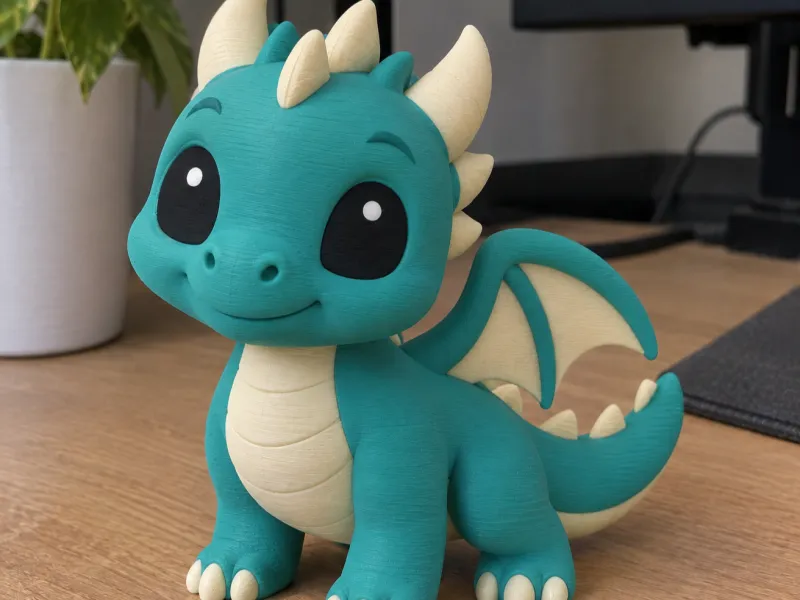 Chibi Baby Dragon Figurine