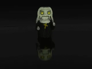 Crochet The Nun - painted 3mf