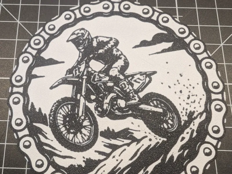 Portachiavi Medaglia Motocross Wallart