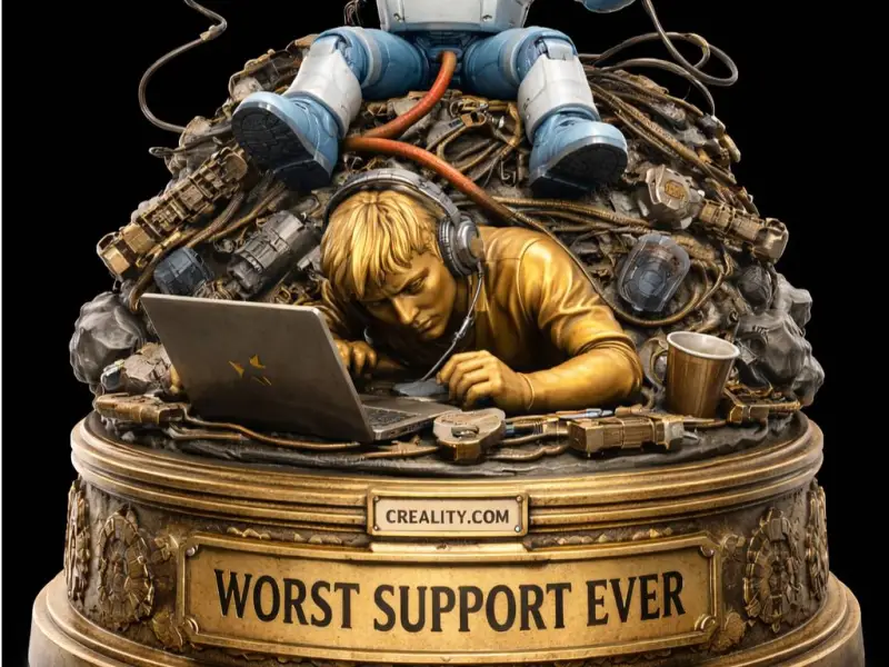 CREALITY – Winner of the ‘Worst Customer Service Ever’