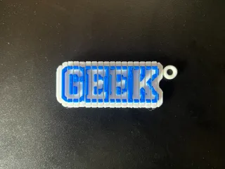 Geek flexy keychain