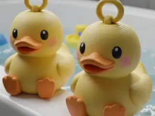 rubber ducky keychains