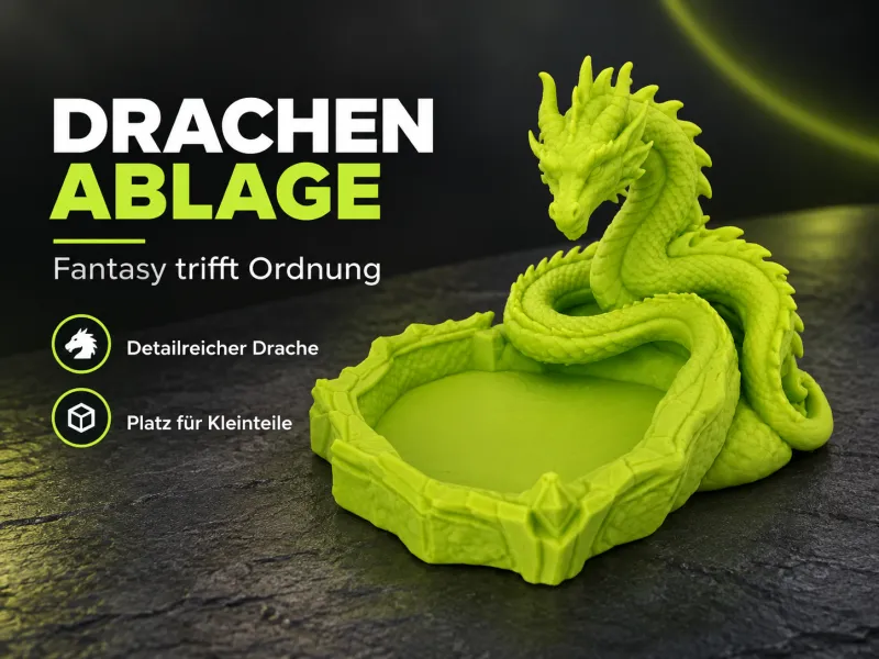 Svuotatasche Drago – Ciotola con personaggio fantasy