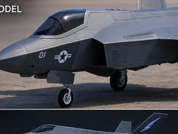 Modèle F35 Lightning II imprimé en 3D