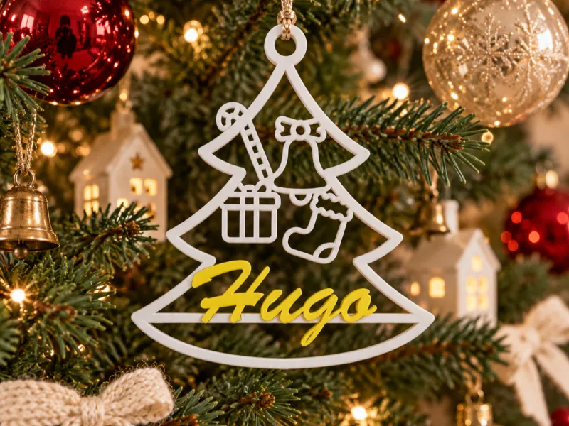 ツリー型フーゴクリスマスオーナメント
