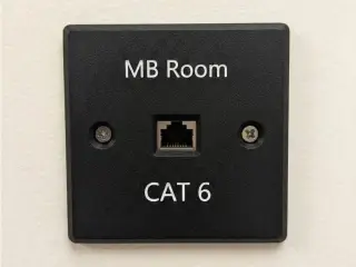 CAT6 Wall Mount Ethernet Plug