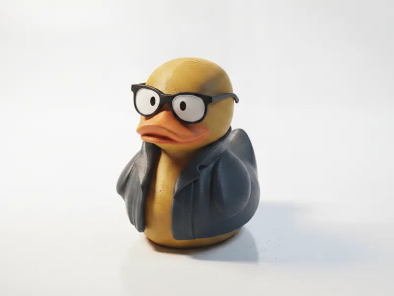 Rubber Duck Neo Cyberpunk Figurine 3D Printable