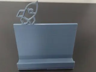 Soporte Móvil Con Cohete Divertido