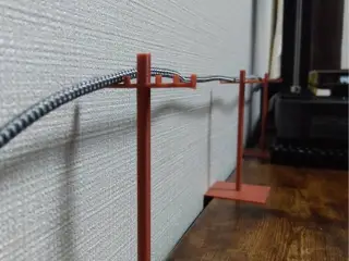 Utility pole for cables