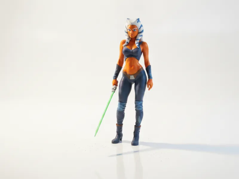 Ahsoka Beeldje Star Wars Verzamelobject 3D Printbaar