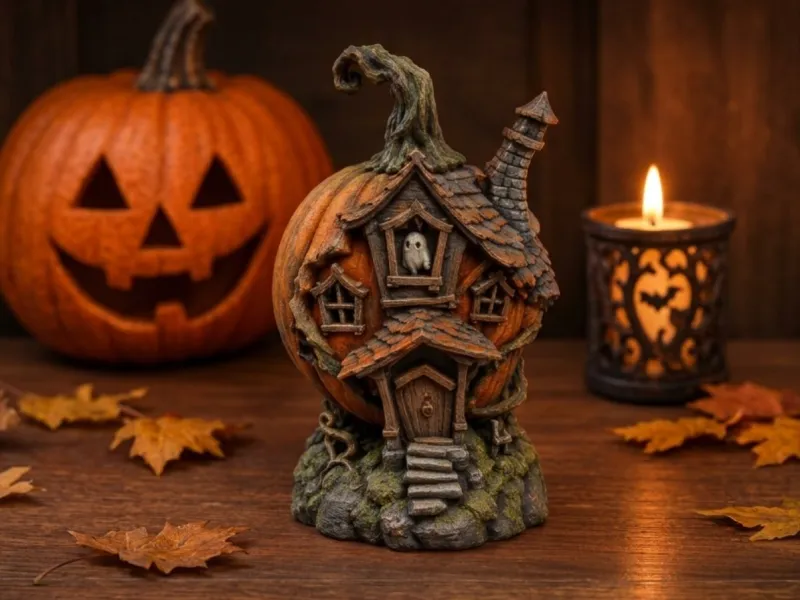Casetta della Strega nella Zucca – Casa Stregata di Halloween