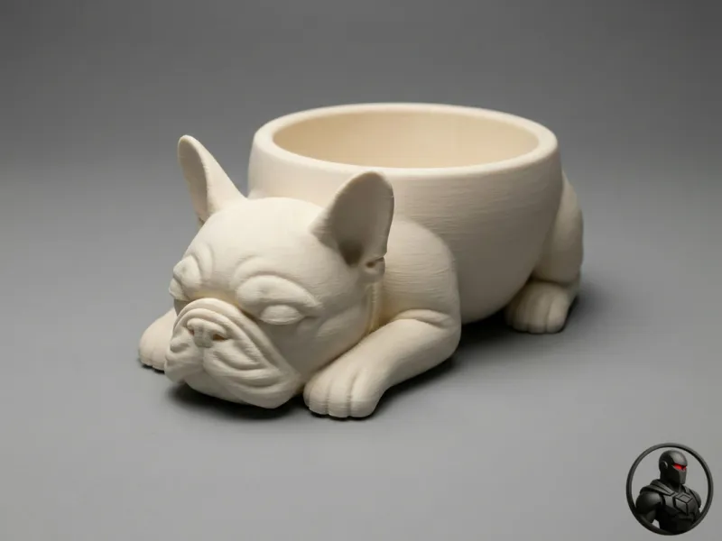 French Bulldog candy bowl
