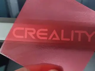 Creality K1 layer test