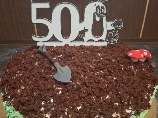 50th Birthday Cake Topper – Mole Character