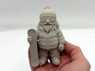 Snowboard Garden Gnome