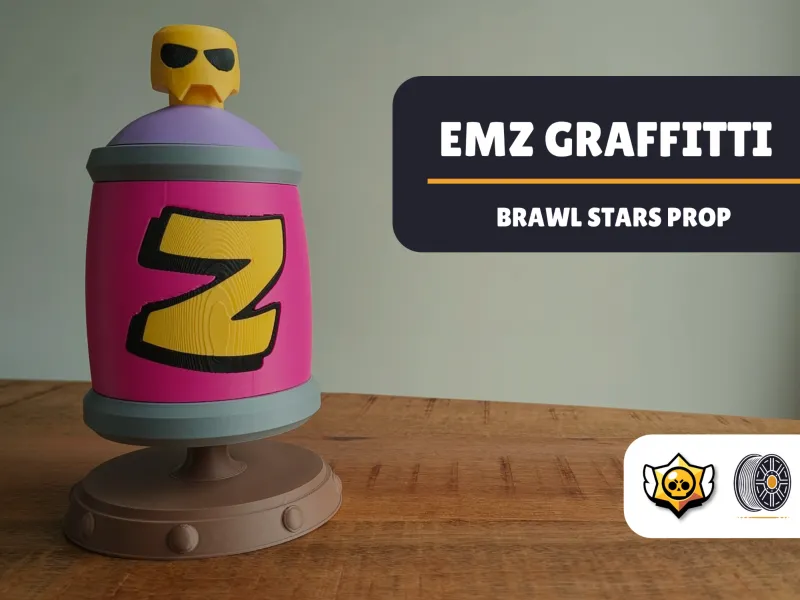 Pezzo da esposizione di Brawl Stars | Graffiti di Emz | NO CFS