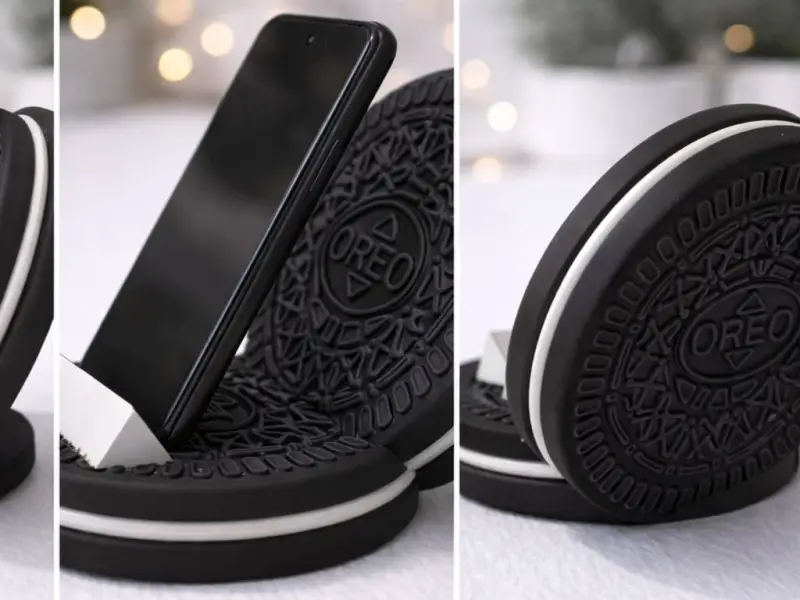suporte de telefone oreo