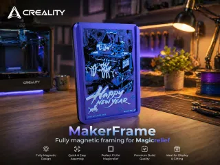Makerframe-Fully Magnetic Magicrelief framing solution.