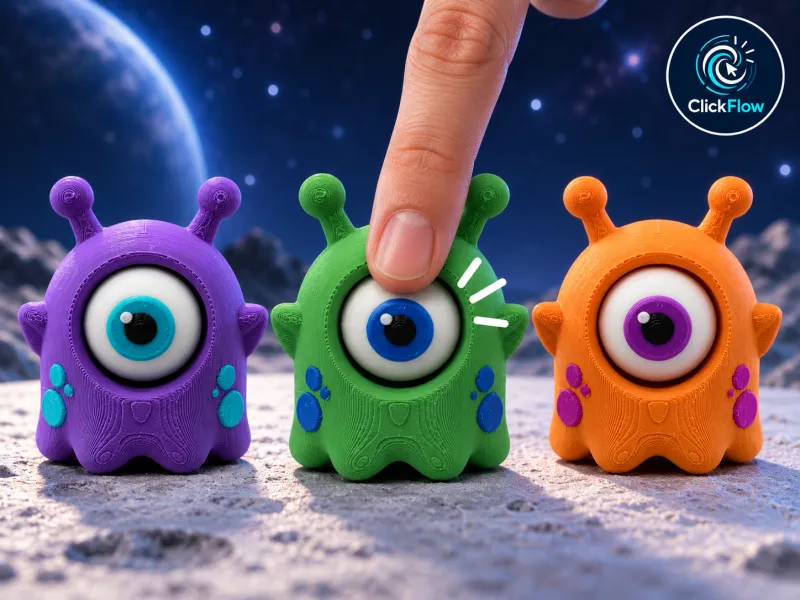 Yabancı Tıklayıcı | Tek Göz Fidget