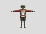 Napoleonic Redcoat at Attention-0
