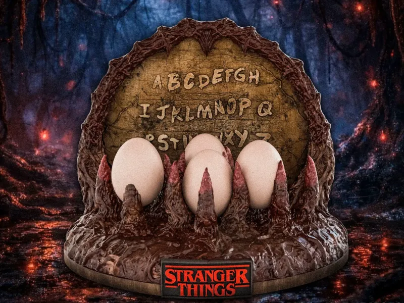 Paaseierhouder Geïnspireerd Door Stranger Things