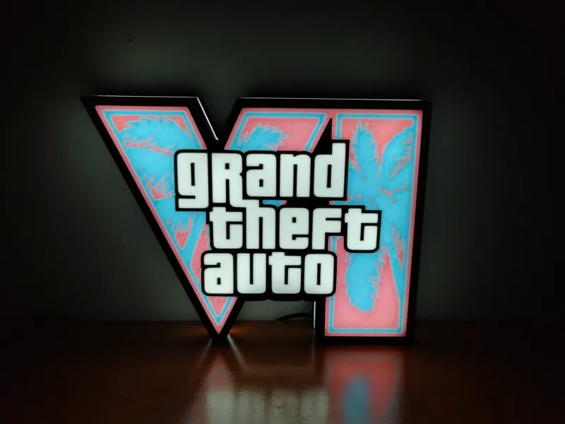 GTA VI - GTA6 lightbox lamp