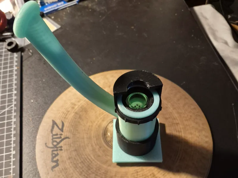 Fidget-Spinner Sherlock-Pfeife mit Stash und Windschutz