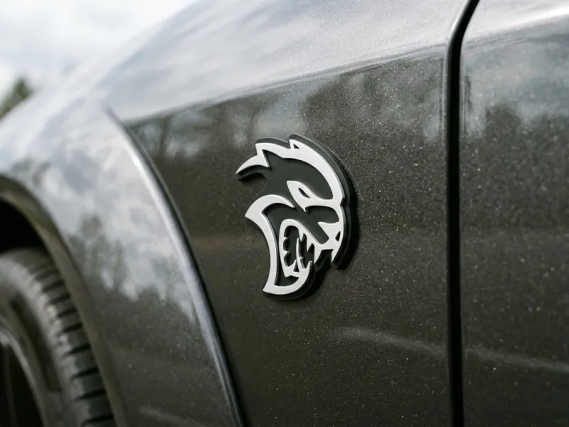 Emblema HellCat SRT Dodge - Insignia 3D Auto STL+3MF