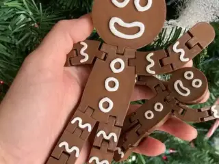 Articulated Gingerbread Man Flexi