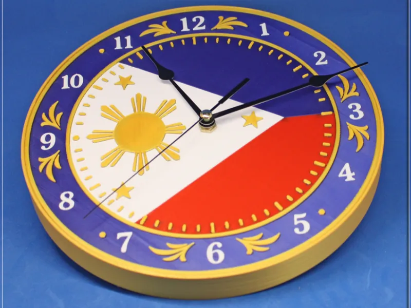 Filipino Themed Clock