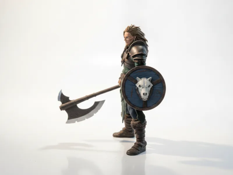Beast Hunter Warrior Figurine Fantasy 3D Printable