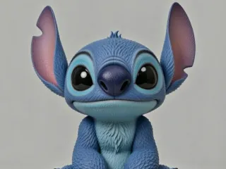 stitch seduto