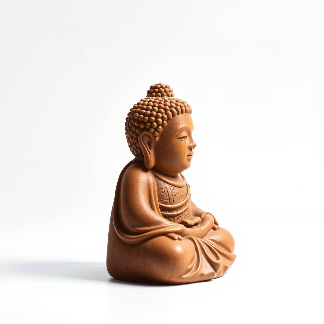 Serene Buddha Figurine Traditional Meditation Posture