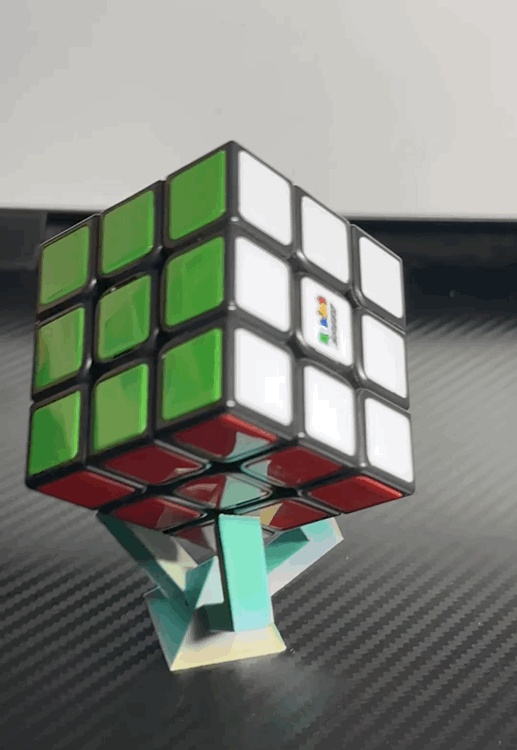 Fast Print Geometric 3x3 Cube Stand | No Supports - 30min