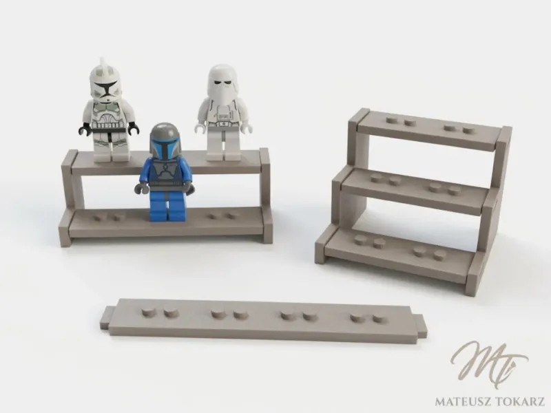 Modular LEGO Minifigure Display Stand | Snap-Fit