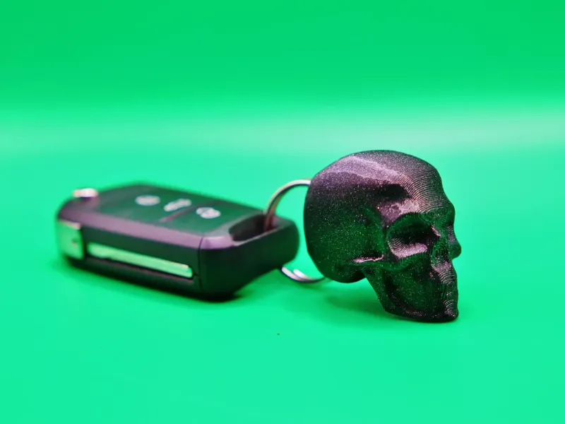 Skull keychain