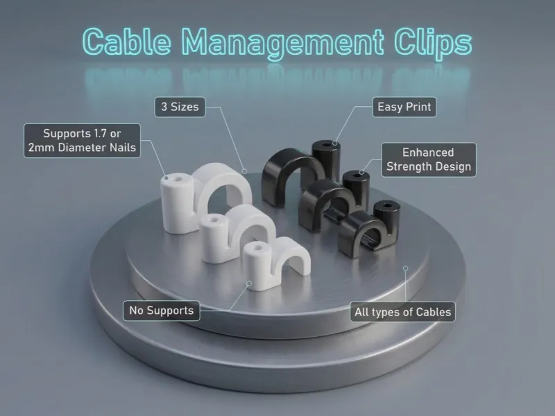 Cable Management Clips