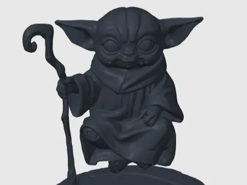 Baby Yoda Statue