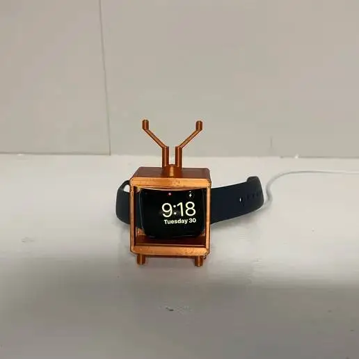 Apple Watch charger television stand