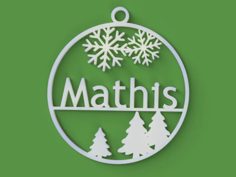 Christmas ball - Mathis