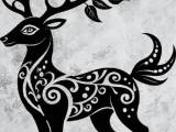 reindeer wall decor-0