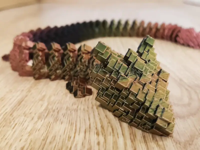 Articulated Glitch Night Dragon (remix)