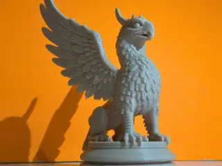 Griffin statue
