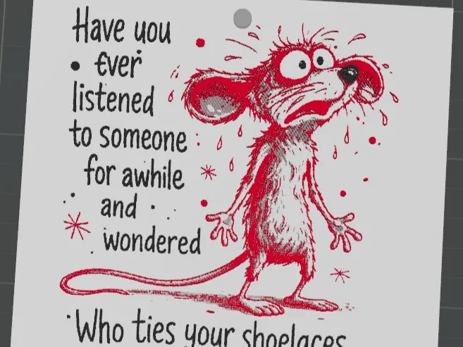 Humor Who Ties Your Shoes