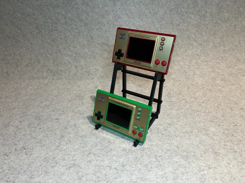 Soporte de exhibición para 3x Nintendo Game&Watch G&W