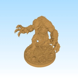 Troll mini for D&D, Heroquest, DSA, RPG-0